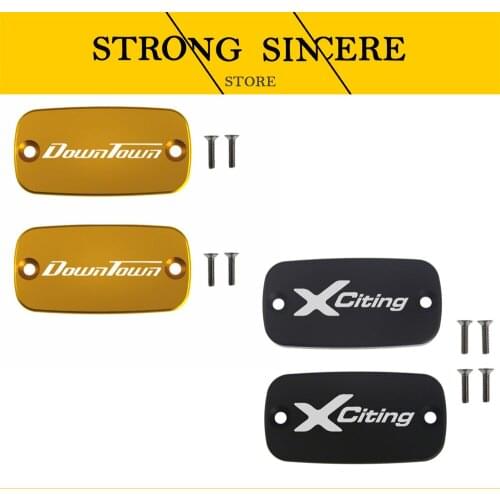 For KYMCO downtown 125 200 300i 350 200i DT300i DT350i XCITING 250 300 350 400 S400 Front Brake Fluid Reservoir Cap Tank Cover