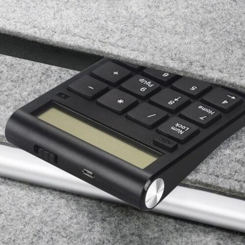 LX9B 2.4G USB Wireless Numeric Keypad 20 Keys Digital Keyboard Laptop Computer Numpad