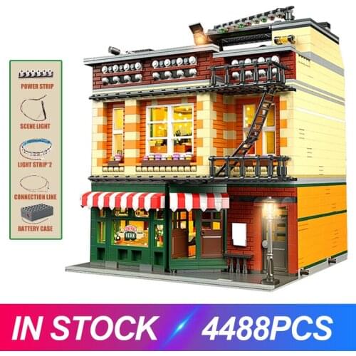 MOULD KING 16014 Street Building The MOC-34463 Central Park With Led Parts Model Assembly Bricks Toys Kids Christmas Gifts