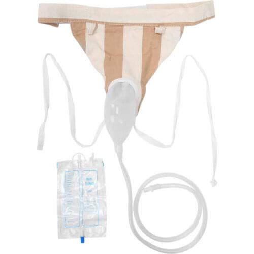 Adult Diapers Diaper Adult Silicone Urine Collector Men Male Urine Catheter Bags Wearable Urine Collection Drainage Bag