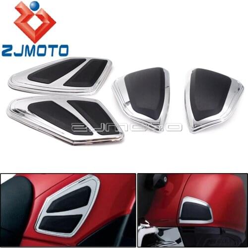 ABS Rubber Fuel Tank Knee Panel Fairing + Saddlebag Protector Trim Decorative Cover Case For Honda Goldwing GL1800 FB6 2012-2017