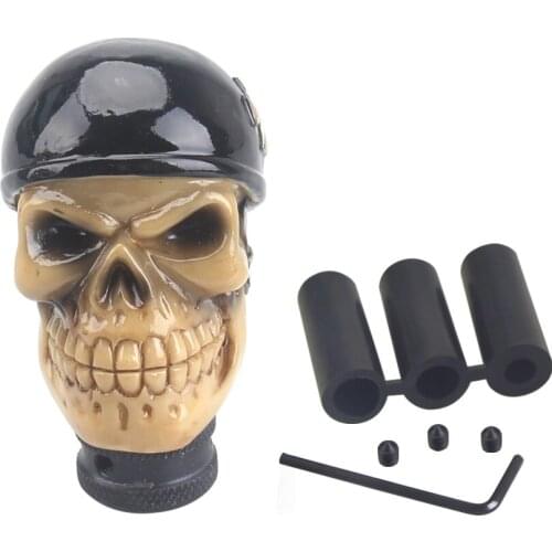 YOMI skull gear lever auto parts decoration car manual gear lever knob gear lever
