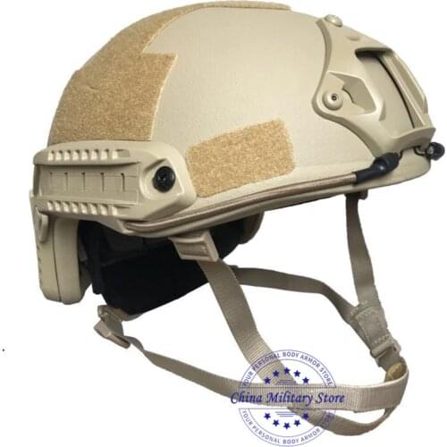 NIJ IIIA Aramid FAST Military Bulletproof Helmet Bulletproof Combat Helmet For Police Guard Safety Protection