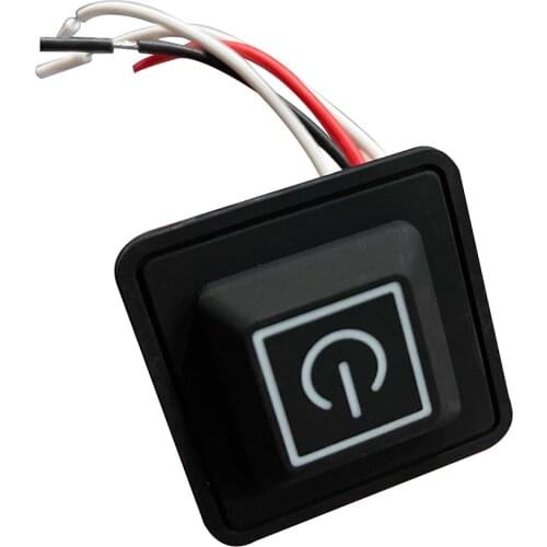 3.7~12V Silicone Button Switch Heated Vest Pants Gloves Electirc Heating Waistband DIY Temperature Controller Rheostat Switch