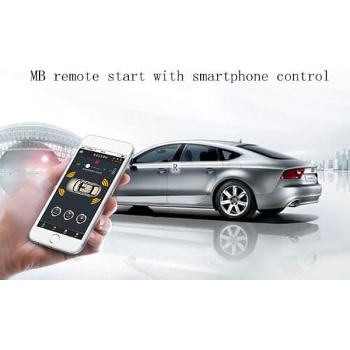 PLUSOBD MB Remote Start Car Alarm System Immobilizer Bypass Module GPS Remote Engine Start Exclusively For Mercedes Benz E W207