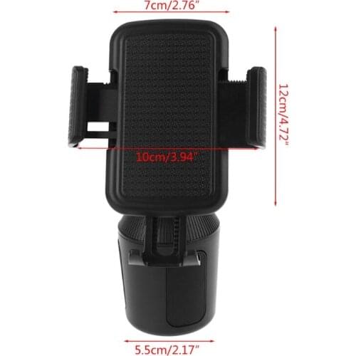 Universal Adjustable Cup Holder Car Mount Bracket Stand Cradle for Cell Mobile Phone Smartphone GPS