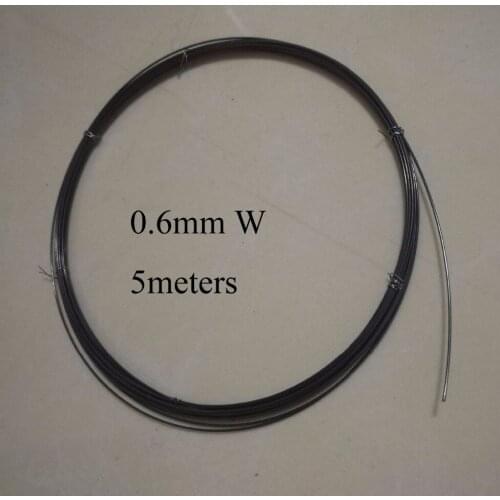 0.6mm Dia High Purity Industry Experiment Black Tungsten Wire Vacuum Heating W Material about 5 meters
