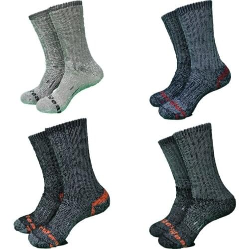 2 Pairs) Outdoor Sports Whole Terry Thick Classic Hiking Socks Mens Socks