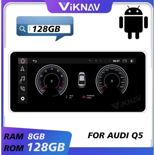 For Audi Q5 2017 2018 2019 Android Car Radio Multimedia Player Head Unit Stereo Receiver GPS Navigation HD Screen Autoradio