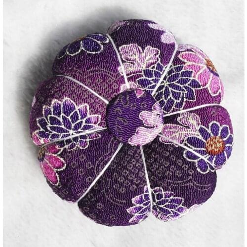 Free shipping Pincushion Pumpkin pin cushion cushions craft Sewing Supplies handmade button diy needles cloth art needle Kit Z03