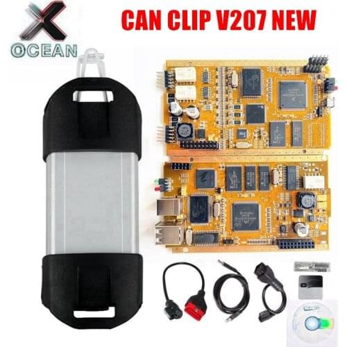 Can Clip V202 Diagnostic Interface For renault Can Clip PCB With NEC Relay AN2131QC Full Chip Auto Diagnostic Tool