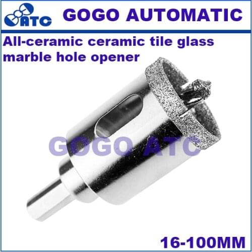 With positioning center drill all porcelain ceramic tile glass marble hole opener 4 ingot vitrified brick punching 50-100mm