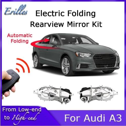 For Audi A3 2014~2021 Auto Intelligent Automatic Car Electric Rearview Side Mirror Folding System Kit Modules