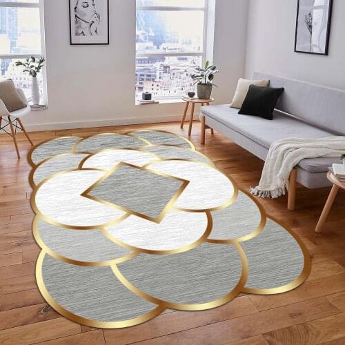 Geometric Non-Slip Carpets for Living Room Study Washable Bedroom Decoration Rugs Room Home Bedroom Decoration Home Customizable