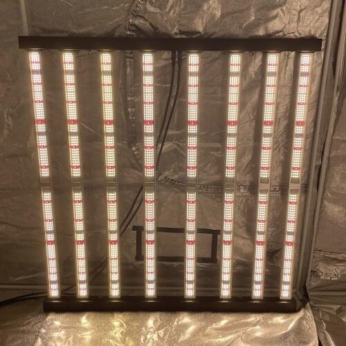 GeekLight Newest Design 8 Bars GeekBeast Plus Hydroponics LED Grow Light with Uniform PPFD