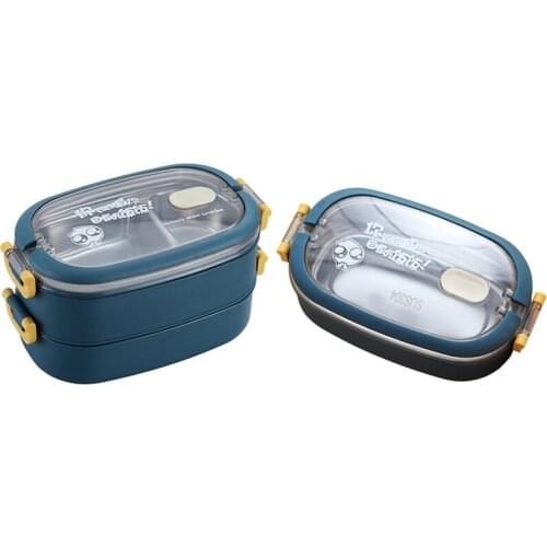 HOT Stainless Steel Insulated Lunch Box Student Lunch Box Tableware Lunch Food Container Breakfast Box