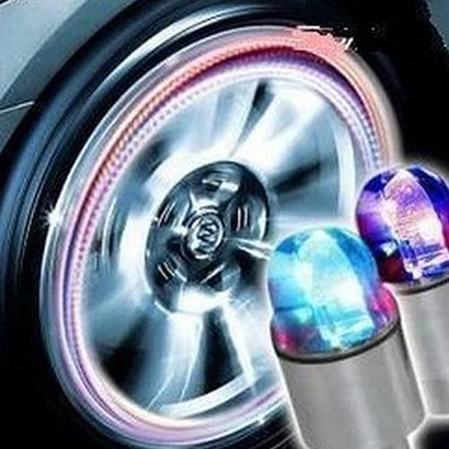 Multicolor Wheel Car Lights Tire Valve Tyres Intelligent Cool Zinc Alloy Lamp