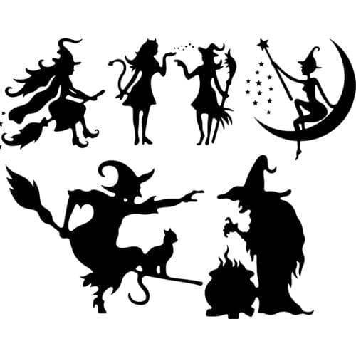 Craft dies metal cutting dies cut die mold halloween witch Angel decoration Scrapbook dies knife mould blade punch stencils dies