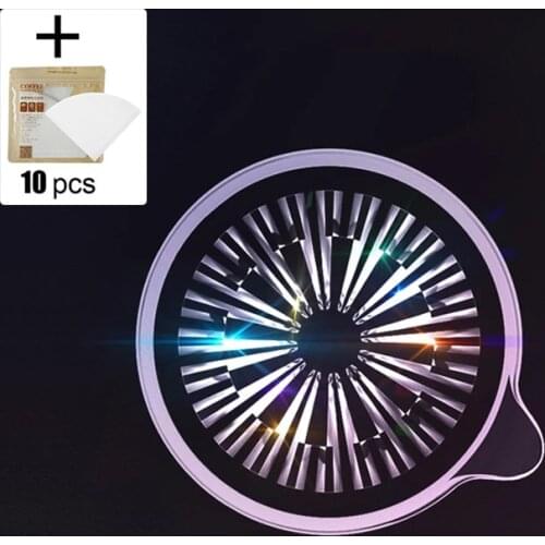 TIMEMORE PCTG Crystal Eye Dripper Coffee Dripper Pour Over Coffee Maker V60 Coffee Filter Filter Cup Hand Drip Reusable Filters