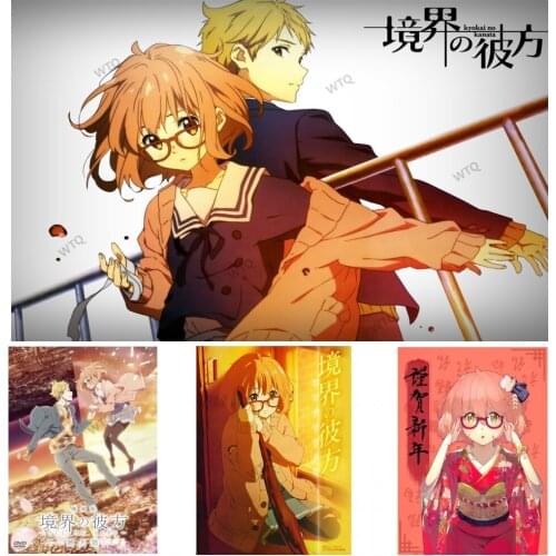 WTQ Japanese Anima Beyond The Boundary Canvas Painting Anime Posters Wall Decor Wall Art Picture Room Decor Home Decor