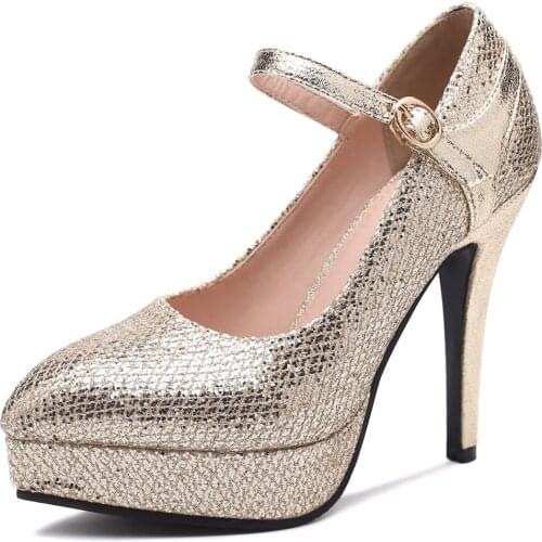 19 years new spring fashion high with fine with pointed cingulate wedding shoe 33-43