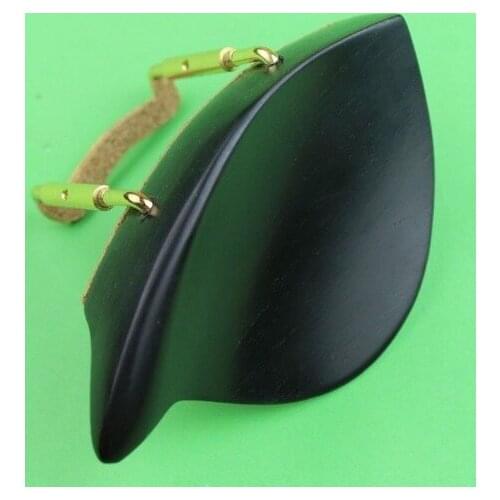 8pcs New Ebony 4/4 Violin Chin rest + Silver Screw, violin parts accessories