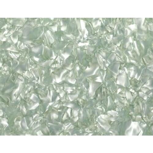 Acrylic/PMMA Pearlescent Mineral Crystal Sheets 3.0mm for Jewelries, Crafts, Art Works, Decoration - Celadon (DH08)