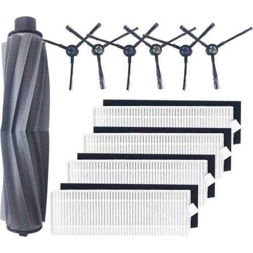 1 Main Brush 4 HEPA Filters 4 Sponges 6 Side Brushes for Ilife A7 A9S Robotic Vacuum Cleaner Accessories From Ilife A7 A9S Acces