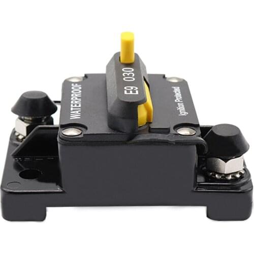 30A Circuit Breaker Dual Battery Manual Reset IP67 Waterproof 12V 24V Fuse