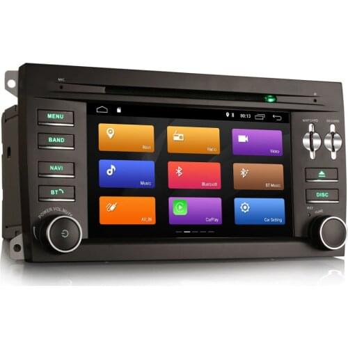 7" Android 10.0 OS Car DVD Multimedia Navigation GPS Radio Player for Porsche Cayenne 2003-2010 with Built-in CarPlay Function