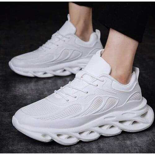 Big Size Summer Lightweight Running Shoes Husband White Sneakers Mens Sports Shoes Running Shoes Sport Boys Deporte Flats A-955