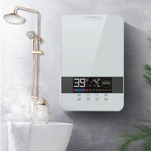 220V Instant Electric Water Heater Home 8000W Fast-heating Wall-mounted Bath and Bath Electric Water Heater Water Heater Shower