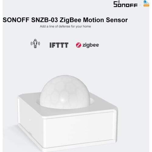 SONOFF SNZB-03 ZigBee Motion Sensor Detect Motion Trigger Alarm Alert Notifaication Works with SONOFF ZigBee Bridge eWeLink APP