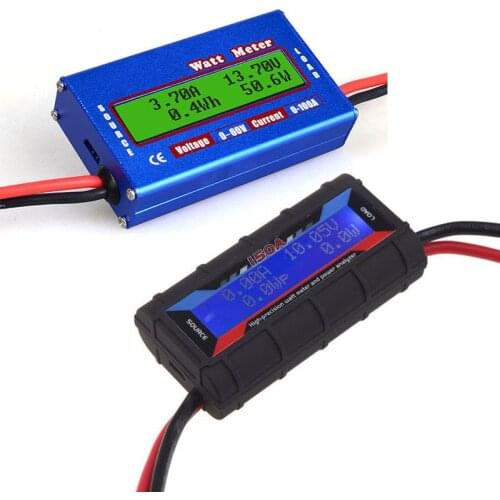 FT08 RC 100A 150A High Precision Watt Meter and Power Analyzer w/ Backlight LCD electric analyzer For Rc Drone