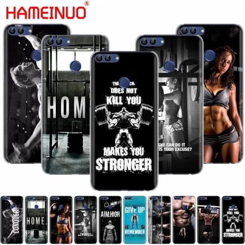 HAMEINUO Loving Bodybuilding Gym Fitness cell phone Cover Case for huawei Honor Y5 7C Y625 Y635 Y6 Y7 Y9 2017 2018 Prime PRO