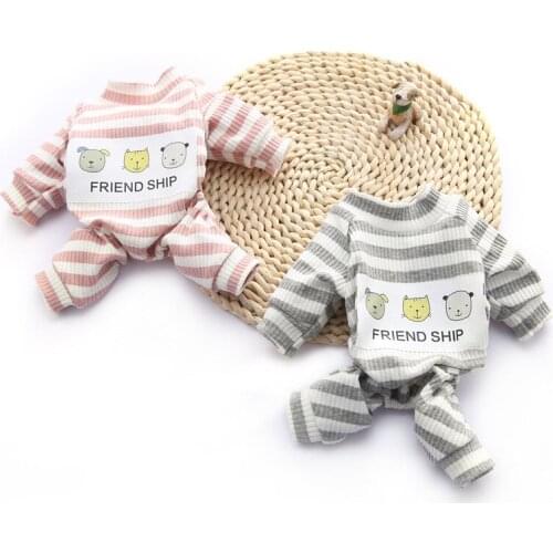 Cotton Dog Pajamas Jumpsuit Dog Clothes Pyjama Small Dog Costume Pet Clothing pijama perro Dropshipping Pet Products