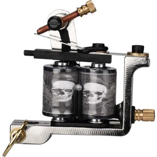 Professional Tattoo Coils Machine 10 Wraps Tattooing Parts Tools Supplies