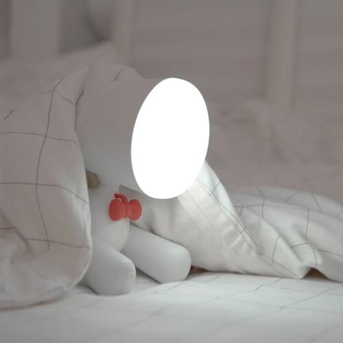 Creative Cute Puppy Night Light LED Kid Bedroom Bedside Decoration Three-Speed Dimming USB Charging Sleeping Lamp Children Gift