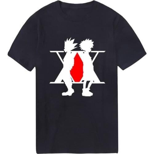 Summer Fashion HUNTERXHUNTER Tshirts Harajuku Men T-shirts Casual Tops Tees Male Military Outdoor Loose Fit Camiseta Homme