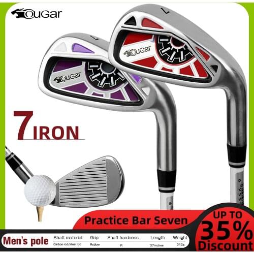 New Style No. 7 Iron Single Carbon/Steel Shaft Practice Rod Mens/Womens Right-Handed Golf Club Beginners Products Accessories