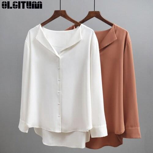 OLGITUM Womens Chiffon Blouses