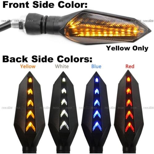 Front/Rear LED Turn Signal Indicator Sequential Day Time Running Lights For Yamaha FZ1 FZ8 FZS1000 FAZER FZ6R TDM 900 V-MAX 1700