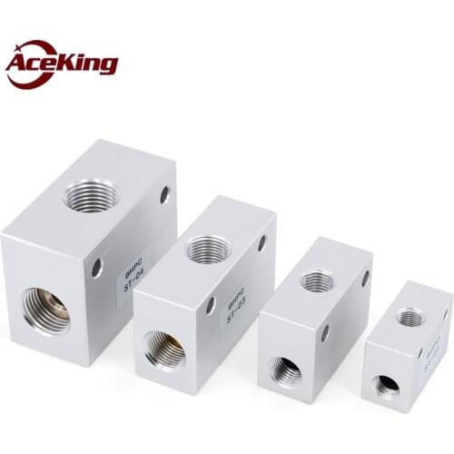 High quality pneumatic components air supply shuttle valve ST shuttle valve ST-01/02/03/04/05/06 directional control valve