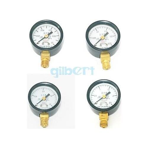 Y-40 M10x1 0.1/0.16/0.25/0.4/0.6/1/1.6/2.5/4/10/16/25Mpa 40mm Radial Mount Air Compressor Pressure Gauge Dial Diam Pneumatic