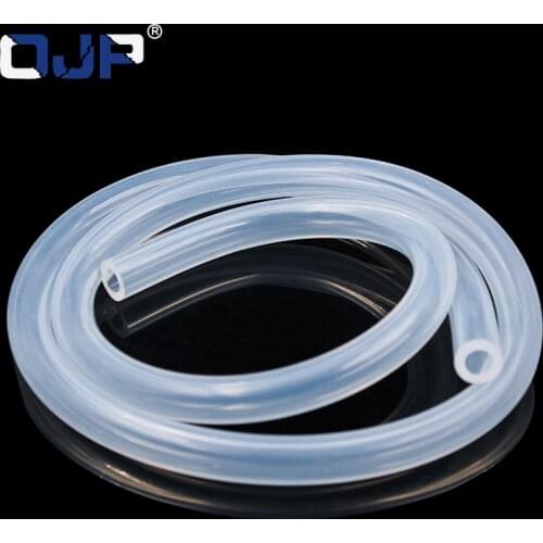 1M and 3M Free shipping transparent VMQ Food Grade silicone tube antifreeze hose Drinking water pipe ID6 7 8 10 12 14 16 19 25mm