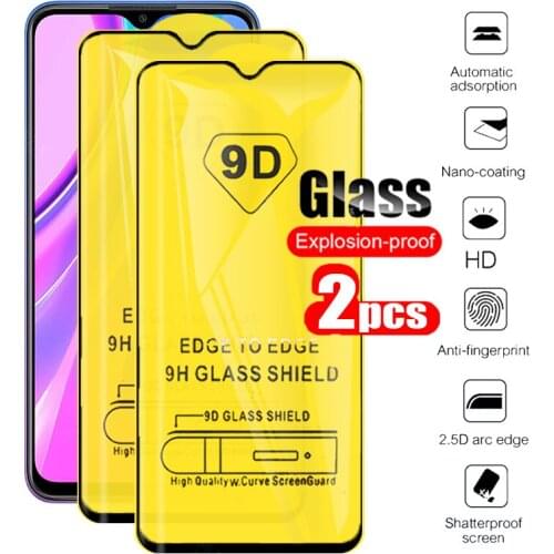 2pcs 9D Glass For Xiaomi Redmi 9 Screen Protector Tempered Glas On For Xiaomi Redmi9 Redmi 9 Safety Protective Film Xiomi 6.53