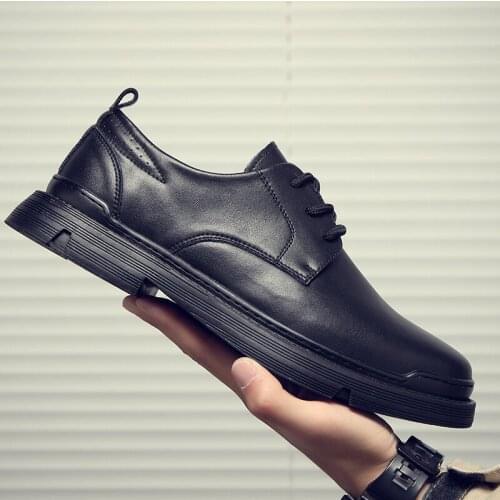Brand Shoes Luxury Business Formal Men Shoes England Trend Leisure Leather Shoes Breathable For Male Footwear Loafers