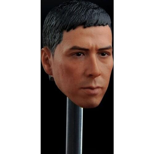 In Stock 1/6 Ip Man Donnie Yen Head Sculpt Male Head Carving Fit 12" Action Figure