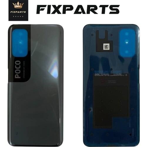 Back Glass Cover For Xiaomi Poco F3 Pro Battery Cover Rear Door Housing Case Panel Replacement For Poco F3 Pro 5G Battery Cover