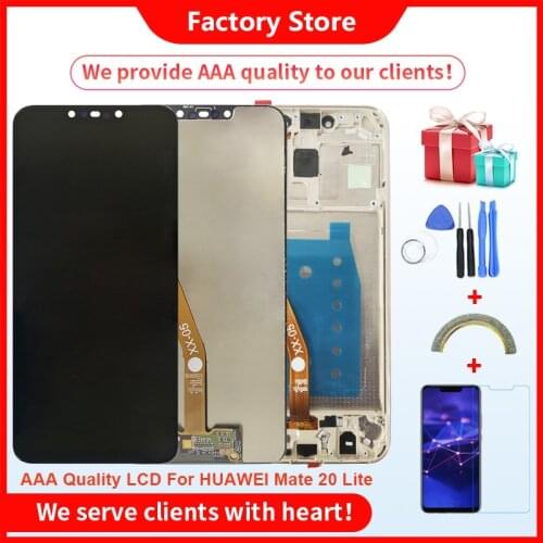6.3" AAA Quality LCD With Frame For HUAWEI Mate 20 Lite LCD Display Screen For HUAWEI Mate 20 Lite LCD Screen 10-Touch 2340*1080